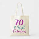 Search for 70th birthday tote bags 70 years old