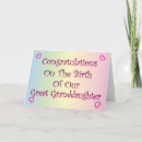 Search for new granddaughter cards Birth