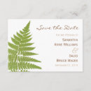 Search for fern wedding save the dates Woodland