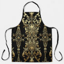 Search for gold damask aprons Seamless