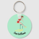 Search for track round keychains Hurdler