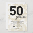 Search for fiftieth anniversary invitations Champagne
