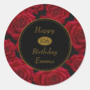 Search for red roses stickers Black