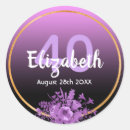 Search for purple gradient stickers Flowers