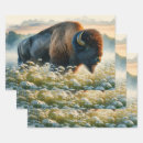 Search for bison wrapping paper Rustic