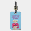 Search for hotel luggage tags Sesame street