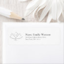 Search for yoga return address labels Elegant