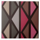 Recherche de noir rouge carreaux Moyen siècle moderne