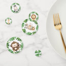 Search for greenery confetti Jungle baby shower
