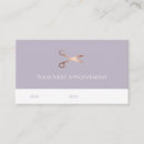 Search for professional appointment cards Hairdresser