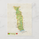Recherche de drapeau du togo cartes postales Afrique