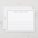 Search for blank note cards Blue