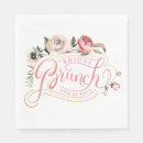 Search for brunch and bubbly napkins Pink