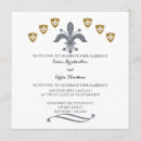 Search for elegant fleur de lis invitations Bride