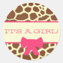 Search for pink giraffe stickers Baby shower