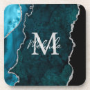 Search for blue crystal coasters Agate