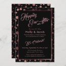 Search for rosegold invitations Black
