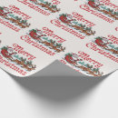 Search for santa sleigh wrapping paper Vintage santa claus
