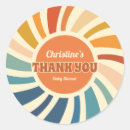 Recherche de les années 70 couleurs autocollants Vintage