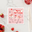 Search for christmas flamingo napkins Retro