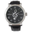 Search for treble clef watches Black