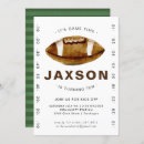 Search for football invitations birthday party