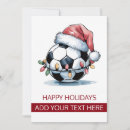 Search for soccer ball christmas cards Festive