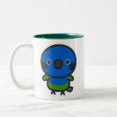 Search for blue parrot mugs Cute