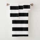 Search for black and white striped bath towels Chic