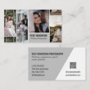 Search for unique photography business cards Photo collage