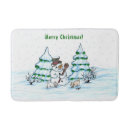 Search for christmas tree bath mats Puppy