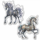 Search for black and white horse stickers Unicorn