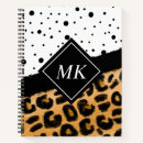 Search for polka dot notebooks Initials