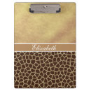 Search for animal print clipboards Giraffe