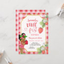 Recherche de strawberry 1ans anniversaire invitations Sucré