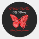 Search for heart disease ribbon stickers Congenital heart defect awareness