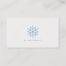 Search for snowflake business cards Simple