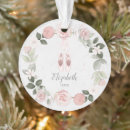 Search for ballet slippers ornaments Flowers