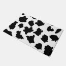 Search for cow doormats Black and white cow