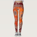Recherche de flame leggings Orange