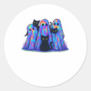 Search for funny ghosts stickers Black cats