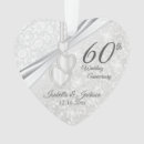 Search for 60th wedding anniversary ornaments Floral