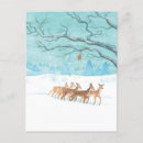 Search for herd vertical postcards Winter