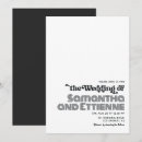 Search for groovy wedding invitations Black and white
