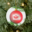 Search for canadian maple leaf ornaments Xmas