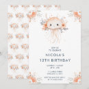Search for jellyfish birthday invitations Under the sea
