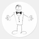Recherche de stick figure autocollants Noir et blanc