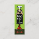 Recherche de chef italien cartes visite Cuisinier