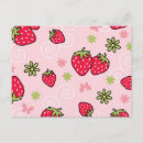 Recherche de motif fraise cartes postales Fruit