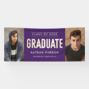 Recherche de purple graduation banderoles Diplômé